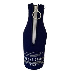Dallas Stadium Inaugural Season 2009 Bottle Koozie Zip Up NFL Football Men Women